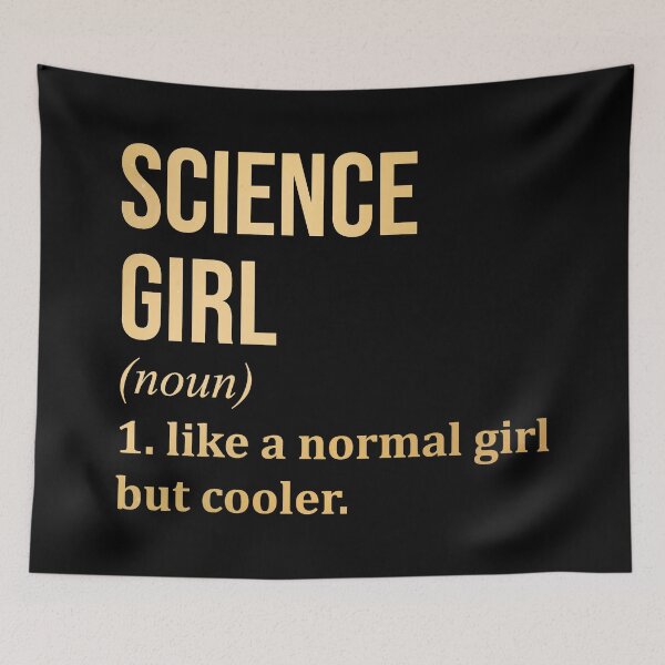 Item preview, Science Girl Definition in Gold designed and sold by XCIV.