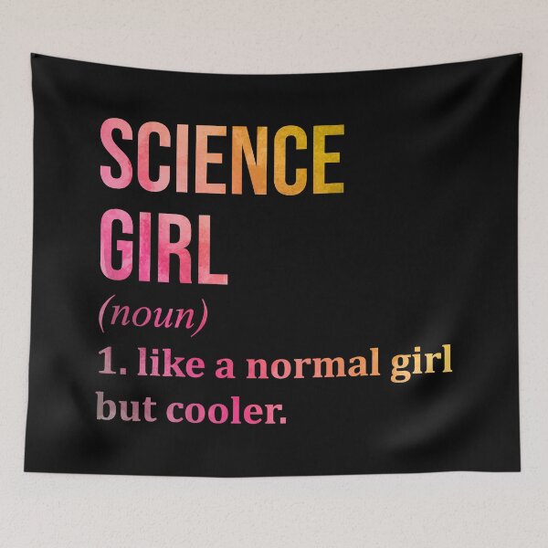 Item preview, Science Girl Definition in Watercolor designed and sold by XCIV.