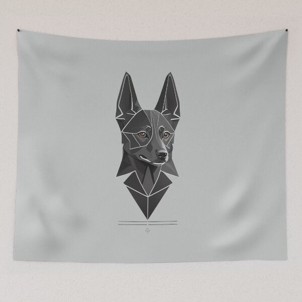 Item preview, Geometric Elegance: Lancashire Heeler Edition designed and sold by Paolospresent.