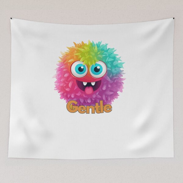 Item preview, Gentle (2) Warm Fuzzy designed and sold by CozyCanvasCrew.