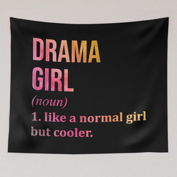 Item preview, Drama Girl Definition in Watercolor designed and sold by XCIV.
