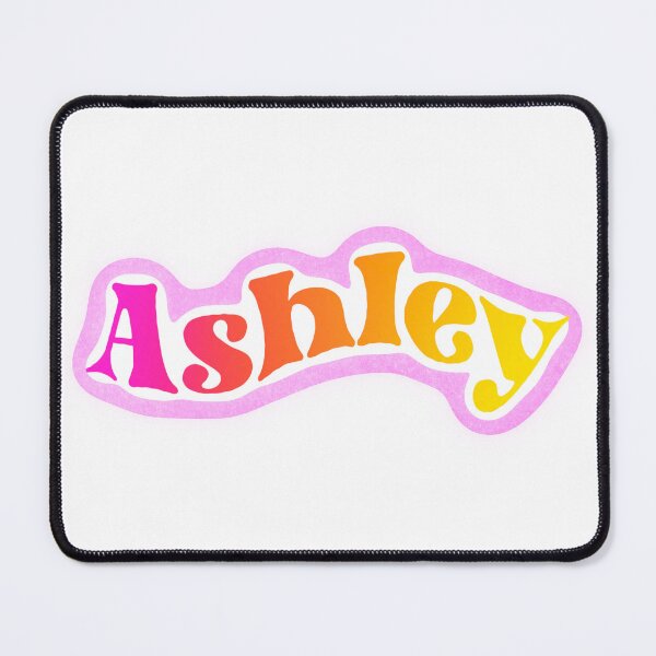 Item preview, Ashley Name Sticker Pink Gradient designed and sold by NataGerken.