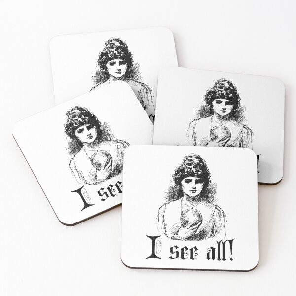 Item preview, I see all! Crystal Ball Reader and Psychic designed and sold by WinterTempest.