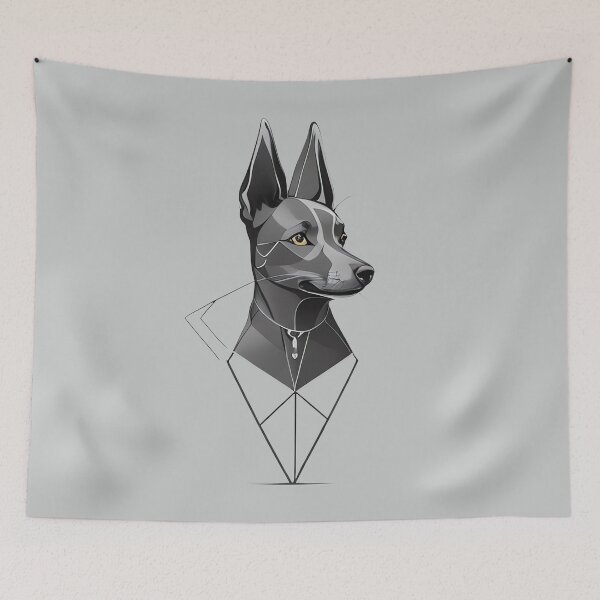 Item preview, Lancashire Heeler in Geometric Harmony designed and sold by Paolospresent.