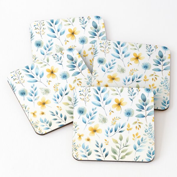Item preview, Watercolor pattern with lush leaves designed and sold by LazyLifestyle.
