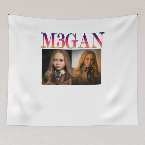 Item preview, m3gan movie, m3gan 2023 movie, horror, megan, megan movie designed and sold by FluidShaky.