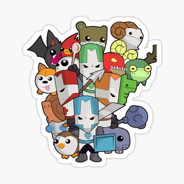  Castle Crashers Bumper Sticker Vinyl Decal 5