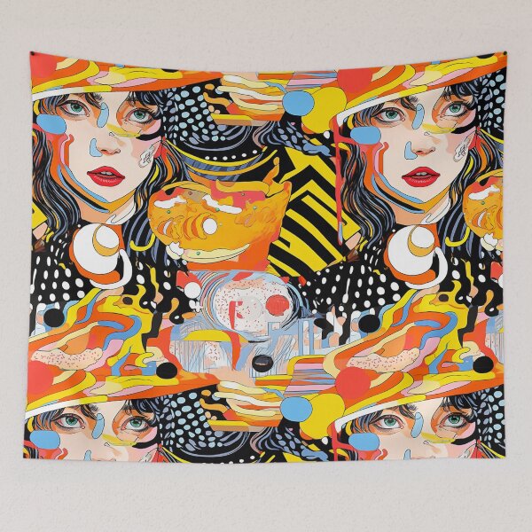 Item preview, Fashion woman with pop-art 6 designed and sold by Snoobstyle.