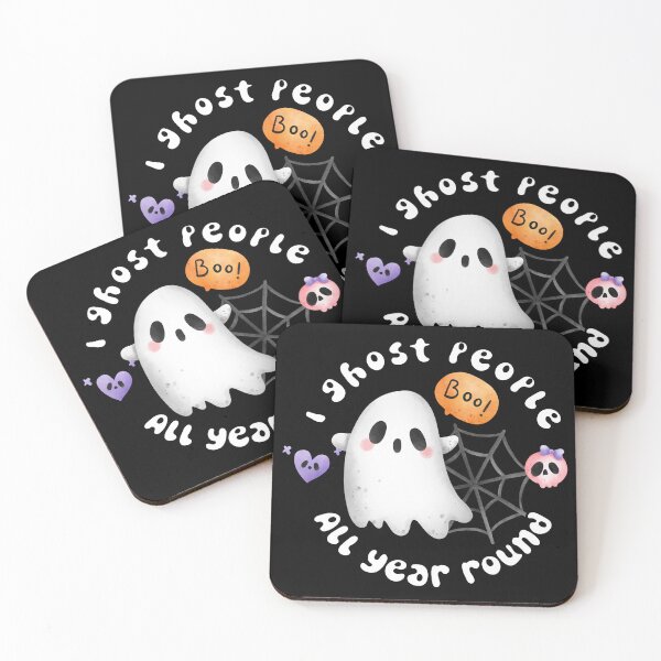 Item preview, I Ghost People All Year Round Halloween  designed and sold by Puristock.