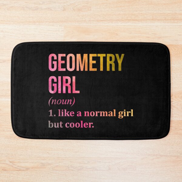 Item preview, Geometry Girl Definition in Watercolor designed and sold by XCIV.