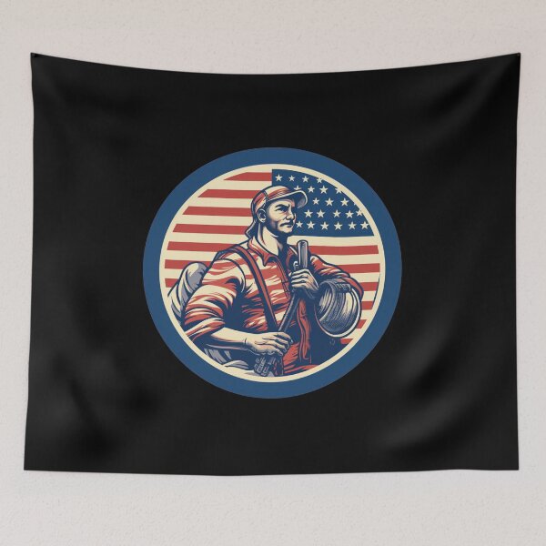 Item preview, Happy labor day, american labor day, labor day sale, workers rights, labor union, working class  designed and sold by Mateusz Majcherek.