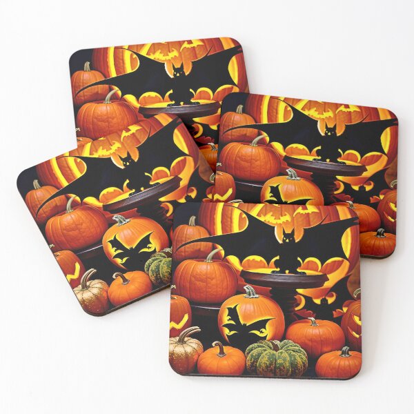 Item preview, Halloween pumpkins scene designed and sold by AAcrew.