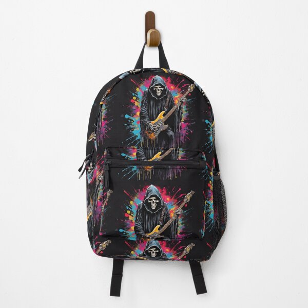 Item preview, The Grim Reaper Death Gothic Guitarist designed and sold by Ameiva-Apparel.