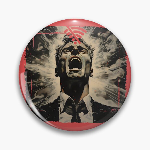 Item preview, WiFi Woes: Scream of Digital Frustration designed and sold by Hisirdoux.