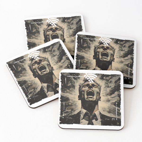 Item preview, WiFi Woes: Scream of Digital Frustration designed and sold by Hisirdoux.