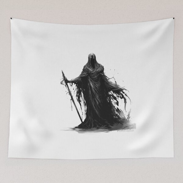 Item preview, Fantasy Grim Reaper Monster Dark Gothic Halloween Claws Beast designed and sold by Tomioka-Art.