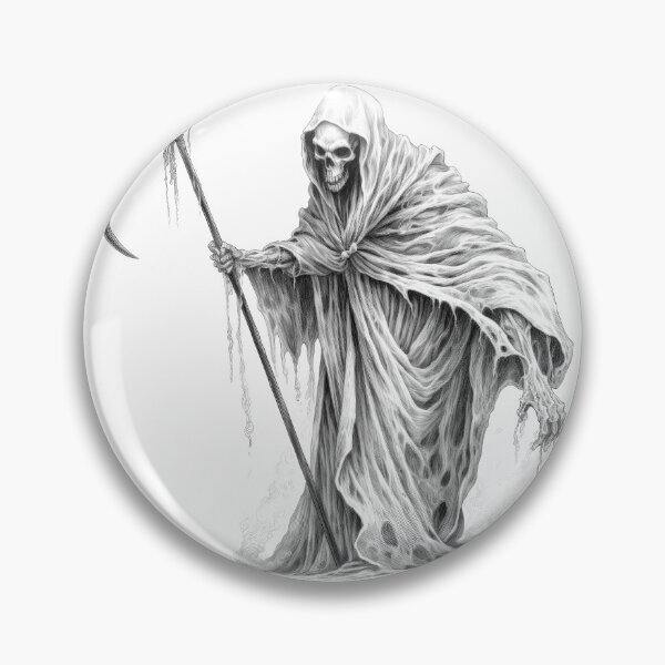 Item preview, Fantasy Grim Reaper Monster Dark Gothic Halloween Claws Beast designed and sold by Tomioka-Art.