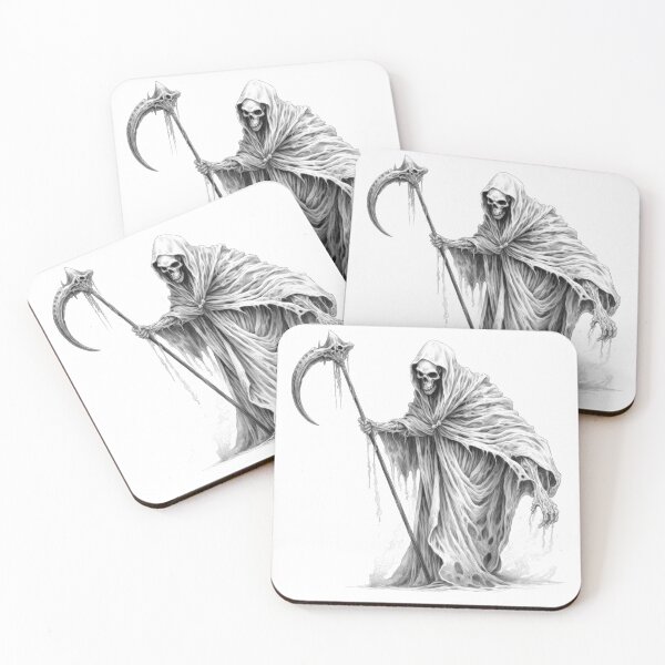 Item preview, Fantasy Grim Reaper Monster Dark Gothic Halloween Claws Beast designed and sold by Tomioka-Art.