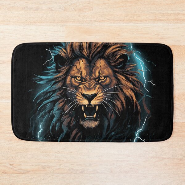 Item preview, Mighty Lightning Lion designed and sold by EdgarJake.