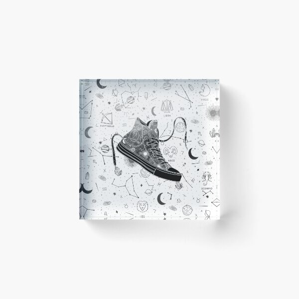 Item preview, Scorpio high tops - Space canvas designed and sold by MickeyEdwards.