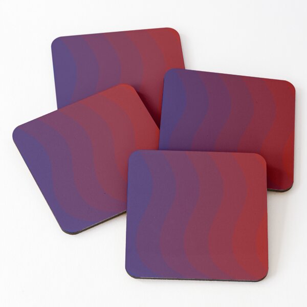 Item preview, blue purple red wavy design designed and sold by sillygaydesigns.