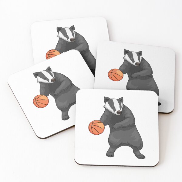 Item preview, Honey badger Basketball player Basketball designed and sold by Snabdesign84.