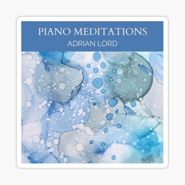 Piano Meditations Sticker