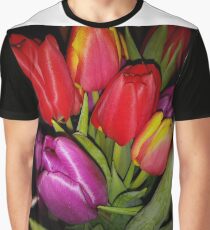 Tulips of many colours Graphic T-Shirt