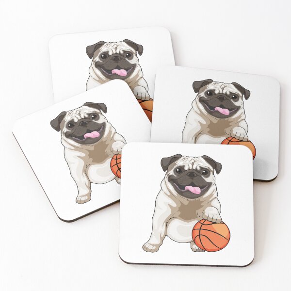 Item preview, Pug Basketball player Basketball designed and sold by Snabdesign84.