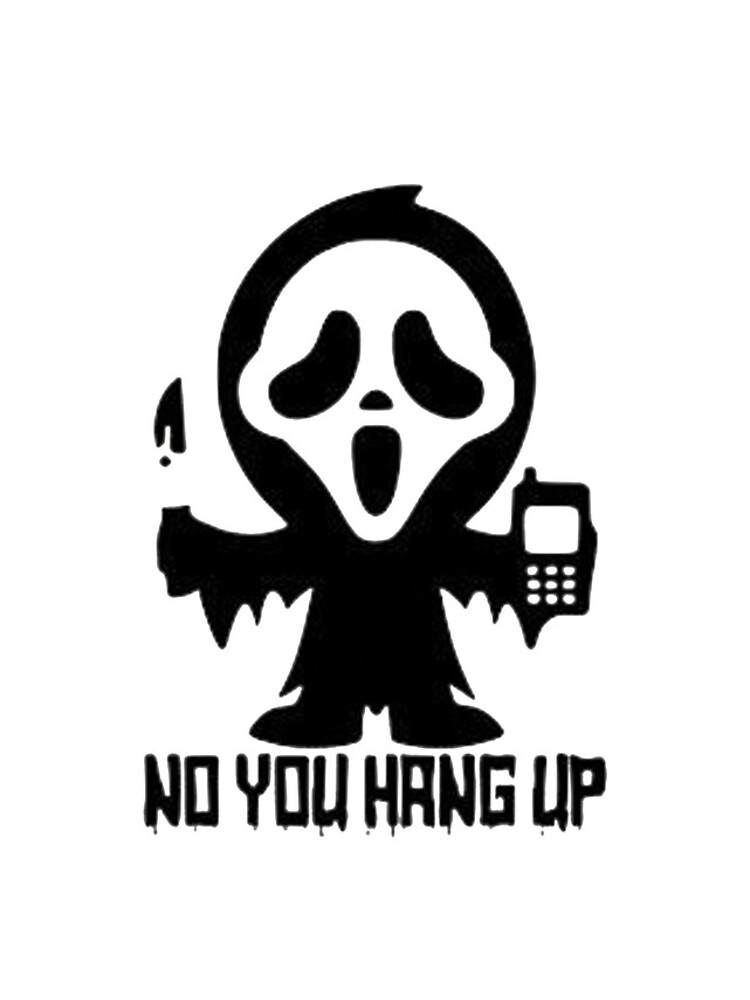 Disover Scream Ghostface No You Hang Up iPhone Case