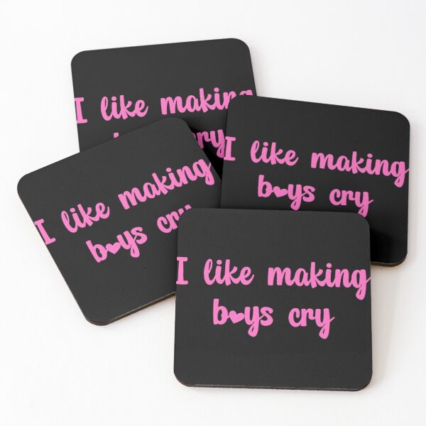 Item preview, I like making Boys cry - Heart Pink designed and sold by VerdantInk.