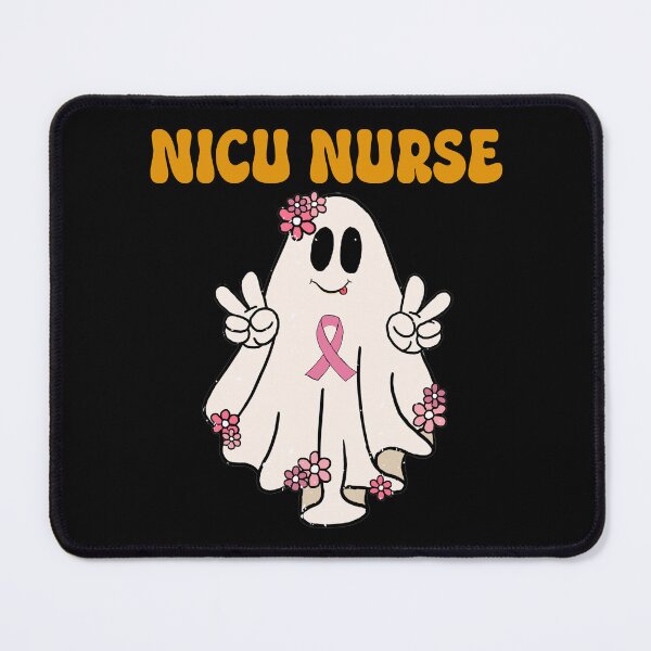 Item preview, NICU Nurse Breast Cancer Awareness N NICU Nurse Halloween designed and sold by manzee.