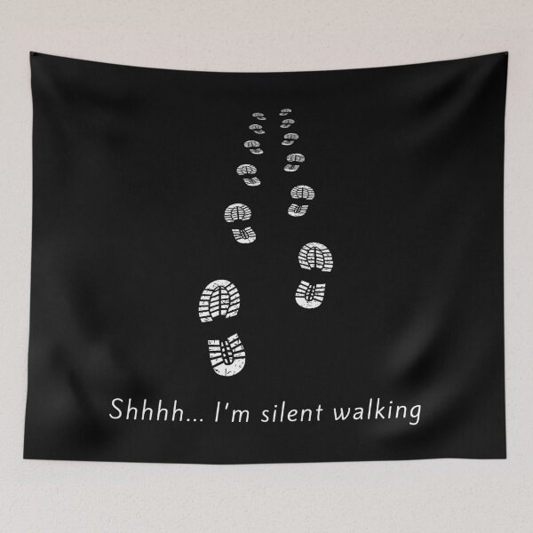 Item preview, Shhhh I'm silent walking - peaceful nature walker  designed and sold by RoyalRepublics.