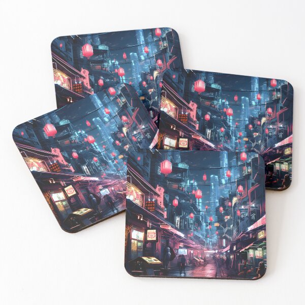 Item preview, Futuristic Cyberpunk Alley | Sketch designed and sold by Shirtastically.