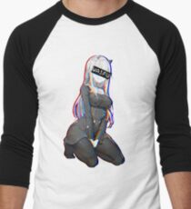 Null Zwei Waifu Baseballshirt mit 3/4-Arm