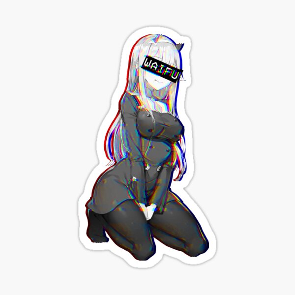 Zero Two Waifu Pegatina