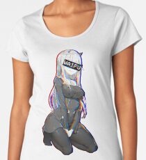 Camiseta premium para mujer Zero Two Waifu