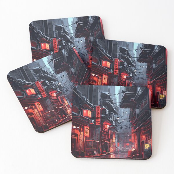 Item preview, Futuristic Cyberpunk Alley | Sketch designed and sold by Shirtastically.