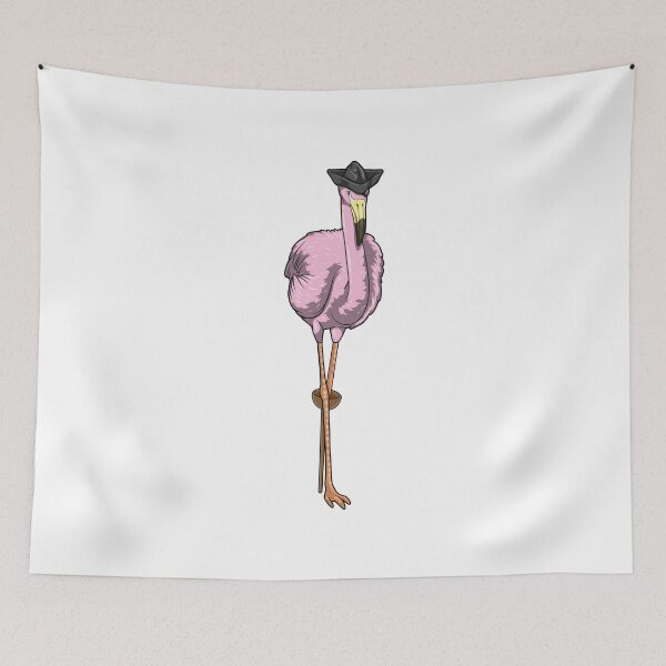 Item preview, Flamingo Pirate Wooden leg designed and sold by Snabdesign84.