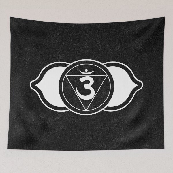 Item preview, Brow Chakra Lotus - Coal + Snow designed and sold by Irene Estelle.