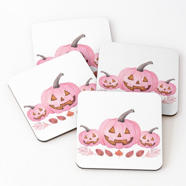 Item preview, Pink Pumpkins on Parade with Leaves designed and sold by MelissaMystery.
