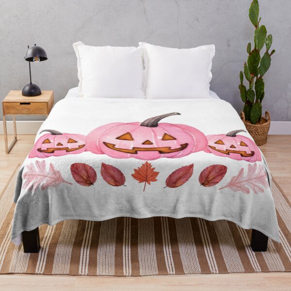 Item preview, Pink Pumpkins on Parade with Leaves designed and sold by MelissaMystery.