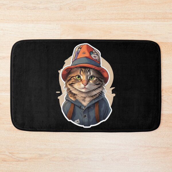 Item preview, Cat Wearing Adventure Jacket designed and sold by yushelaviora.