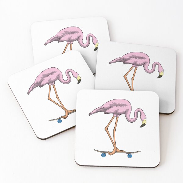 Item preview, Flamingo Skater Skateboard designed and sold by Snabdesign84.