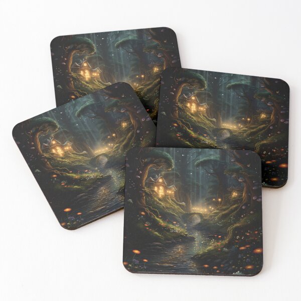 Item preview, Enchanted Forest at Dusk | Sketch designed and sold by Shirtastically.