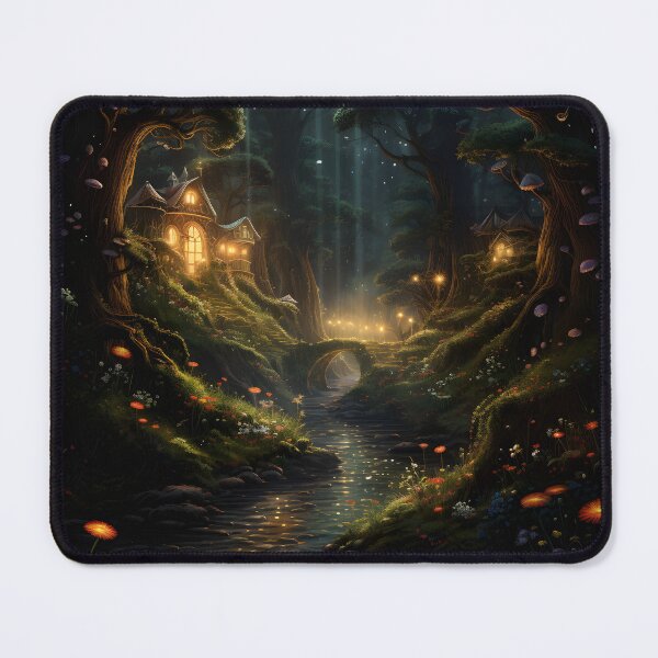 Item preview, Enchanted Forest at Dusk | Sketch designed and sold by Shirtastically.
