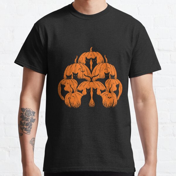 Awesome Vintage Haunted Halloween Pumpkin T-Shirt's Code & Price