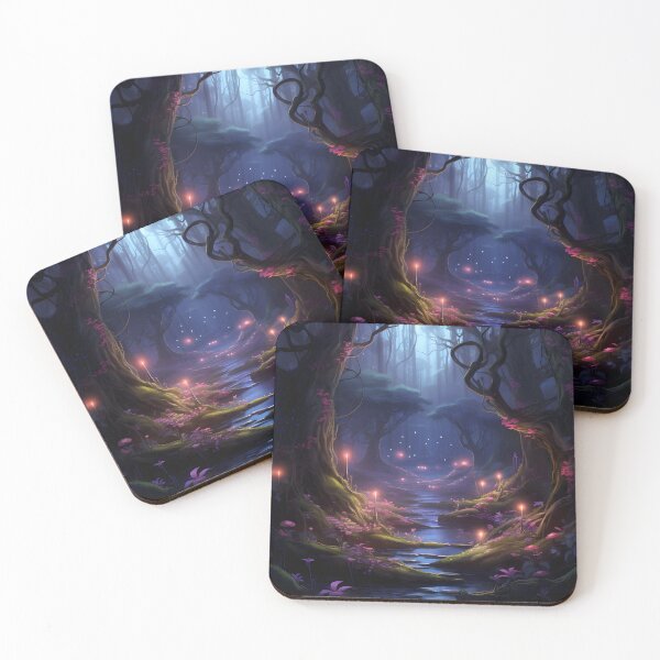 Item preview, Enchanted Forest at Dusk | Sketch designed and sold by Shirtastically.