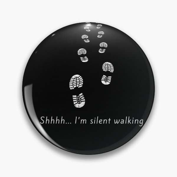 Item preview, Shhhh I'm silent walking - peaceful nature walker  designed and sold by RoyalRepublics.