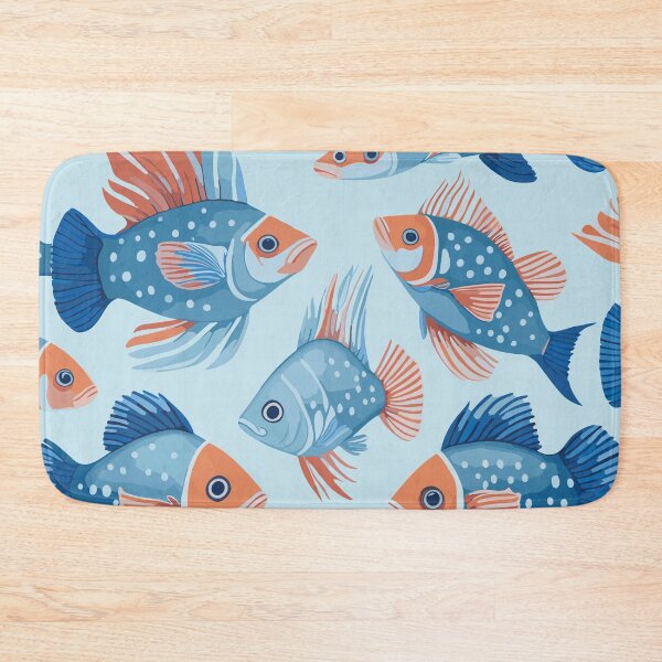 Item preview, Abstract fish pattern designed and sold by StevenHignell.